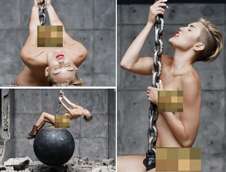 Miley Cyrus Tampil Bugil di Video Klip dari Album Terbarunya